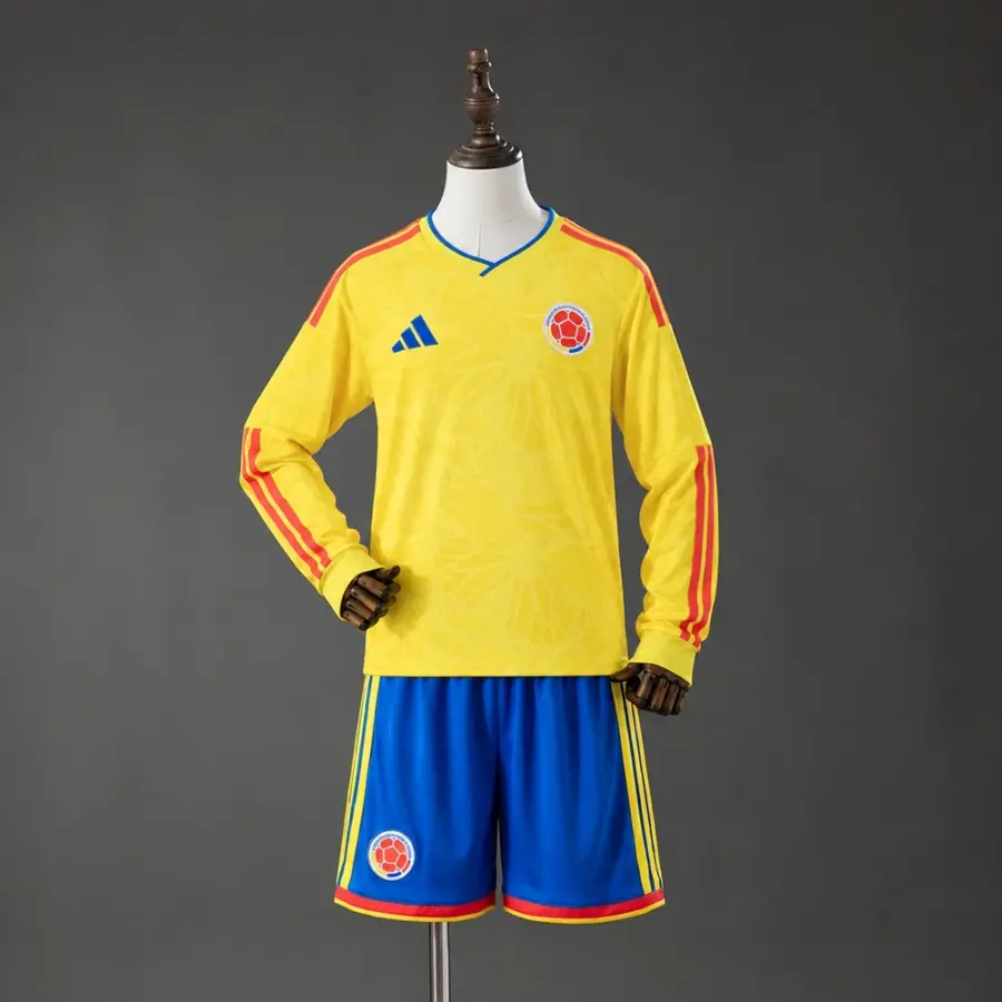 Conjunto Colombia Manga Larga Primera Equipación 2026 Niños