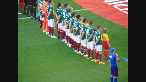 La sélection mexicaine à la Coupe du monde 2018. Photo d’archives illustrant le contexte de la sélection.