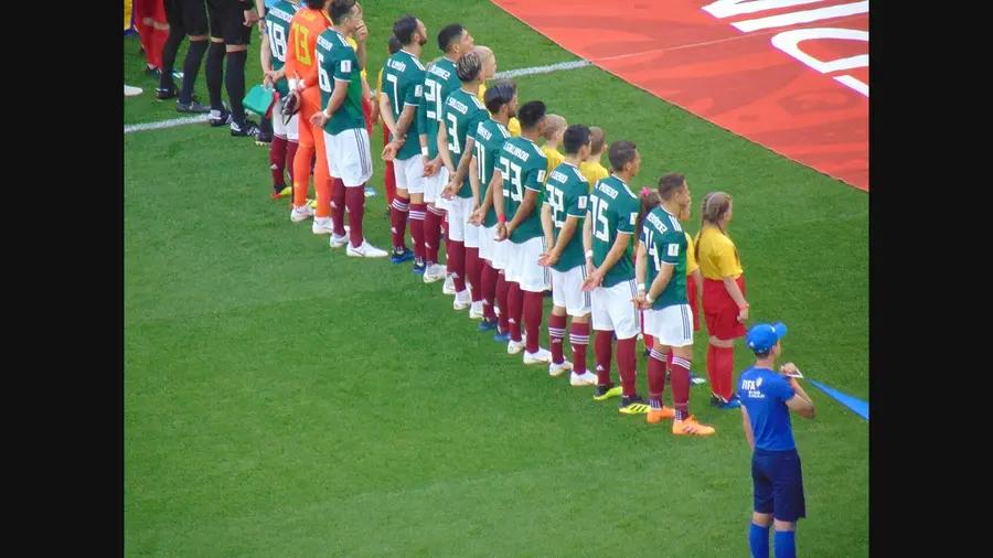 Mexico at the 2018 World Cup. Archive photograph providing national-team context.