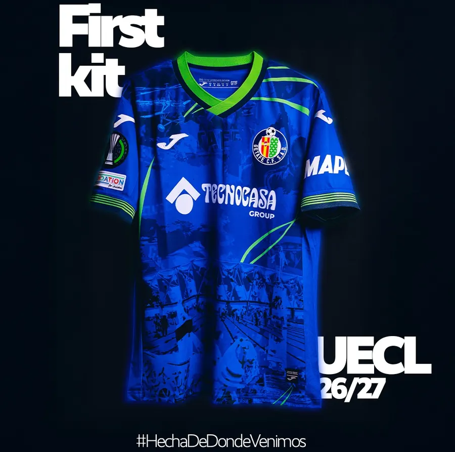 Getafe 2026/27: Blau und Grün für die Conference League