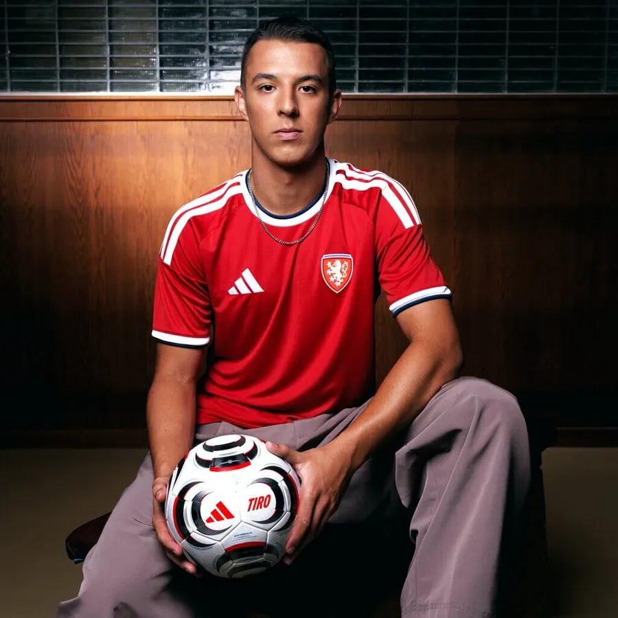 Czechia with adidas: simple red and a white alternate