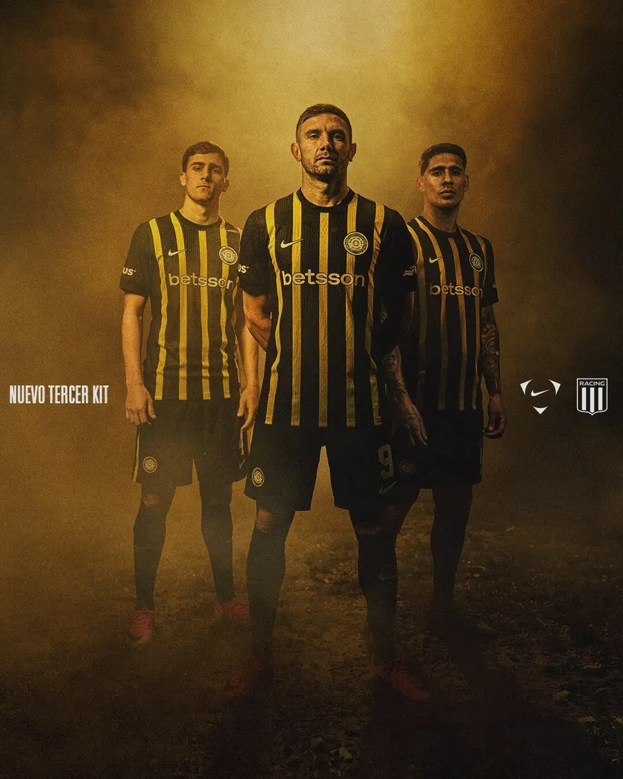 Racing 2026: amarelo e preto na alternativa Nike