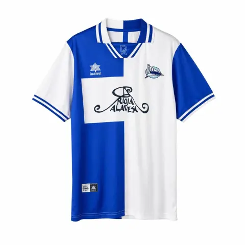 Deportivo Alaves Home Retro Shirt 2000/01
