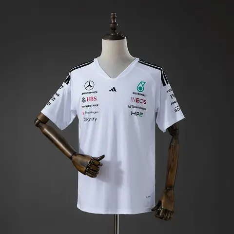 Camiseta Blanca Mercedes AMG Fórmula 1 2026 Hombre