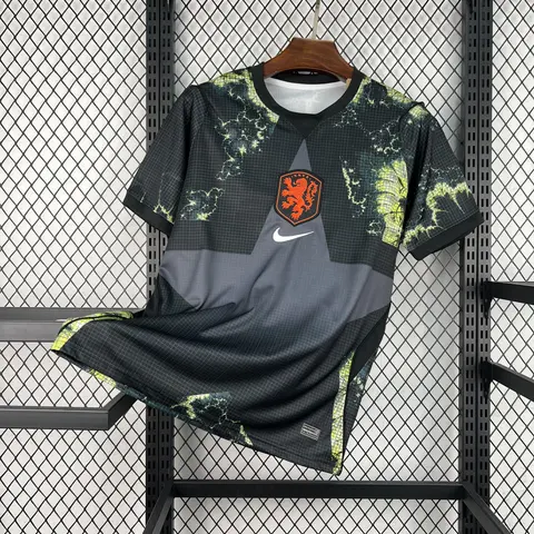 Camiseta Países Bajos Portero Negra Mundial 2026 Hombre