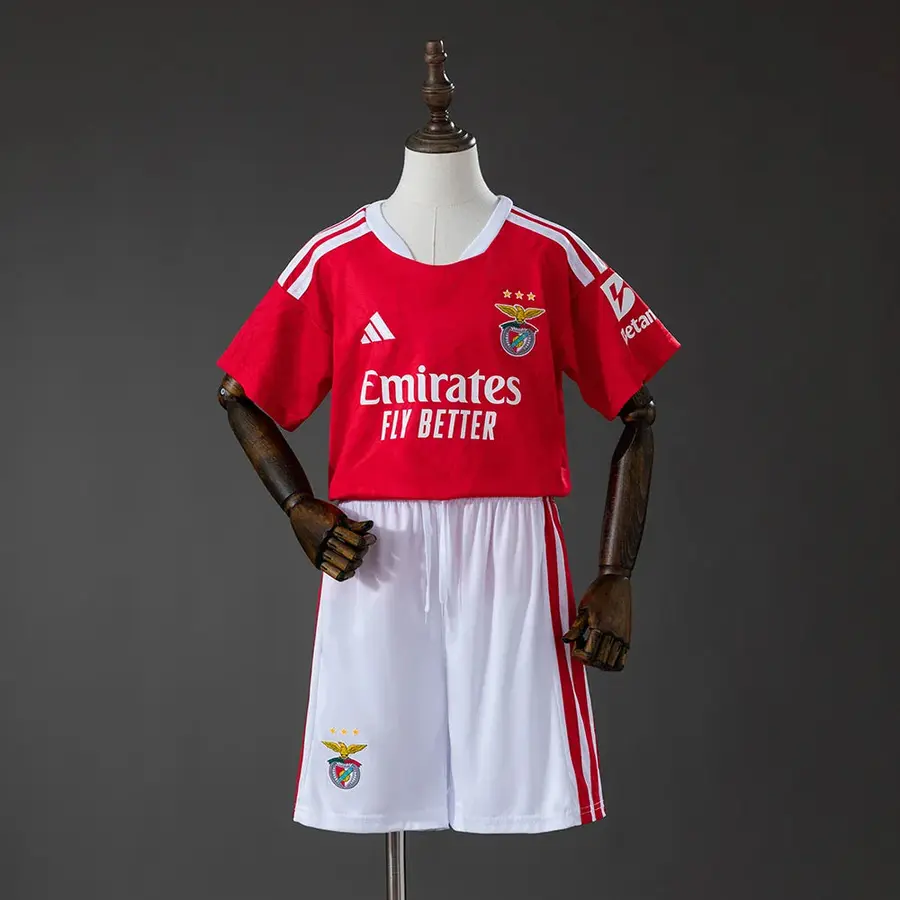 Conjunto Benfica primera equipación 26/27 para niños - vista frontal