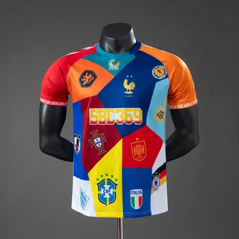 Camiseta Mundial 2026 Edición Especial Selecciones del Mundo Versión Jugador