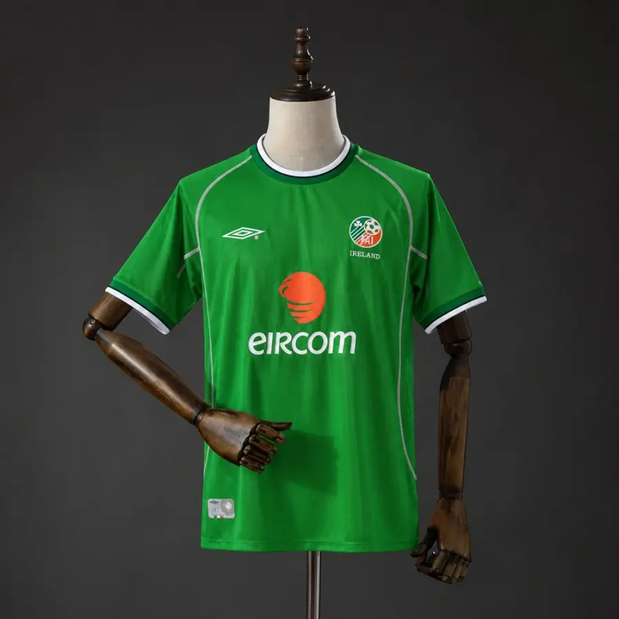 Camiseta Irlanda 2002 Primera Equipación Retro