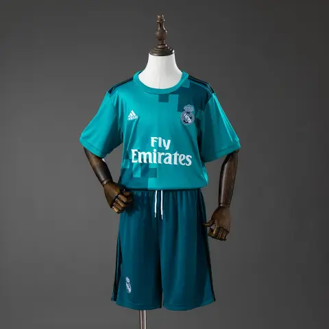 Completo Real Madrid Terza Divisa 17/18 Retro Bambino