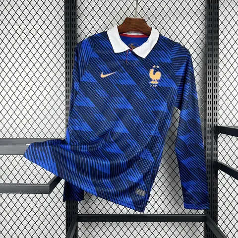 Camiseta Francia Primera Equipación Mundial 2026 Manga Larga