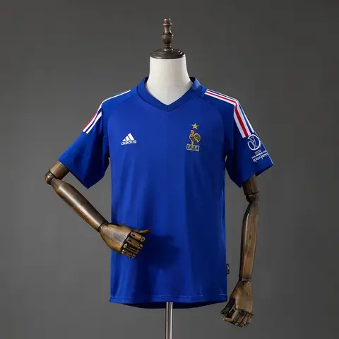 Camiseta Francia Primera Equipación 2002 Retro