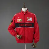 Chaqueta Ferrari Retro Racing Roja Hombre