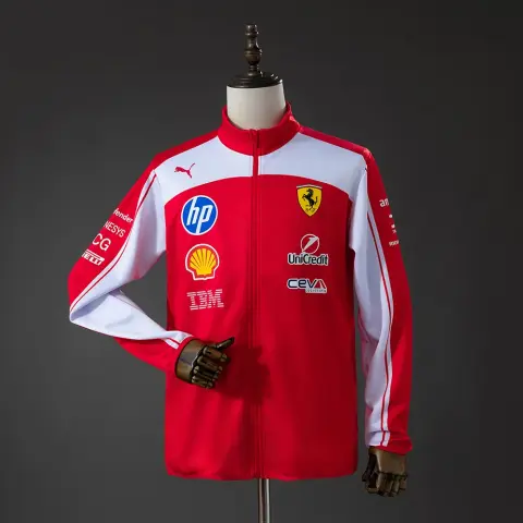 Scuderia Ferrari 2026 Red Full-Zip Jacket