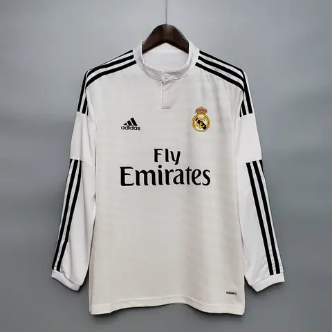 Real Madrid Home Shirt 14/15 (Retro) · Long Sleeve