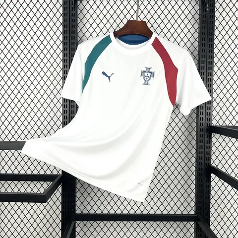 Camiseta Portugal Pre-Partido Blanca Mundial 2026 Hombre