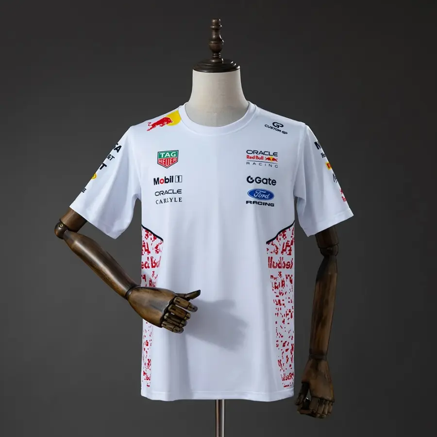 Camiseta Red Bull Racing 2026 Blanca Hombre
