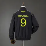 Chaqueta Brasil Mundial 2026 Negra Hombre