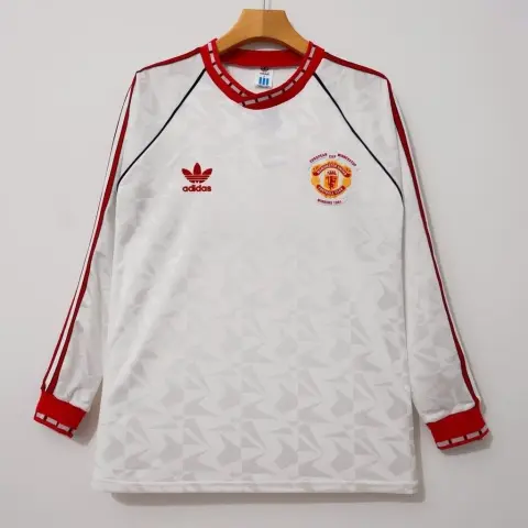 Manchester United Away Long Sleeve Retro Shirt 1991