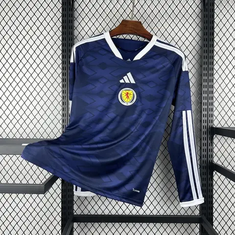 Camiseta Escocia Primera Equipación Mundial 2026 Manga Larga