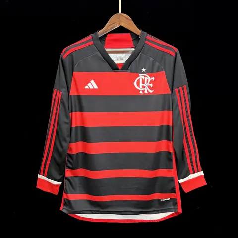Camisa Flamengo I 24/25 · Manga Longa