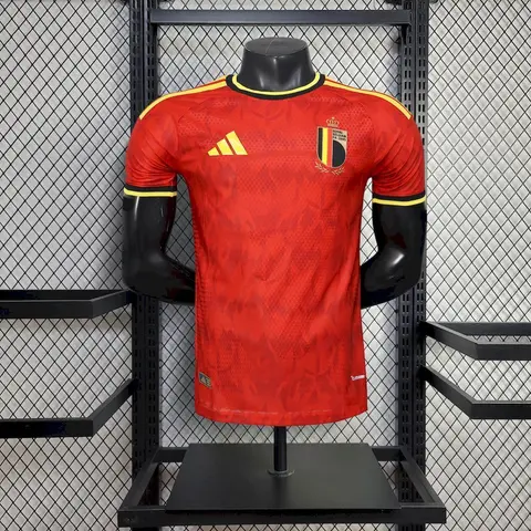 Camisa Bélgica I Copa 2026 · Versão Jogador