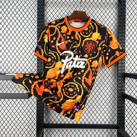 Camiseta Países Bajos Pre-Partido Mundial 2026 Hombre
