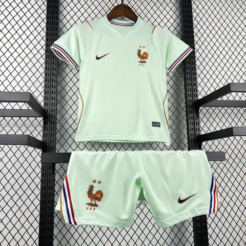 Conjunto Francia Segunda Equipación Mundial 2026 Niños
