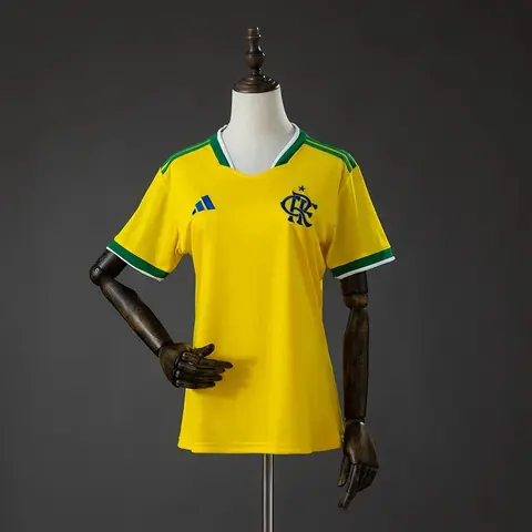 Camiseta Flamengo Equipación Especial Amarilla 26/27 Mujer