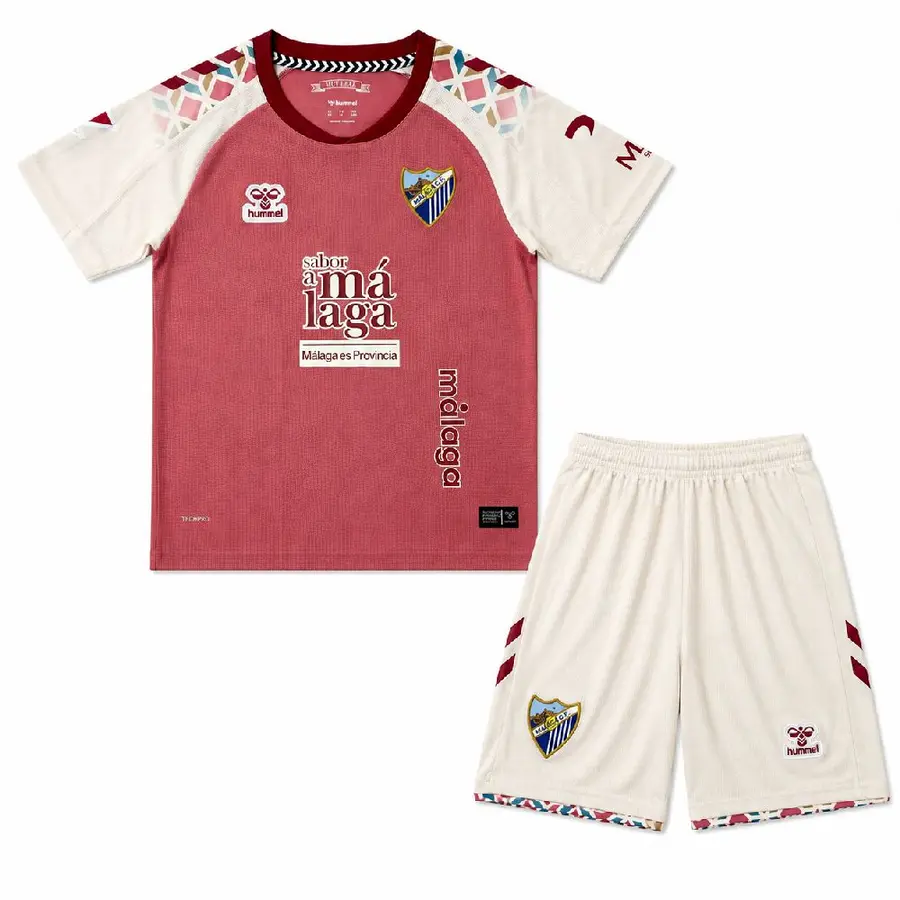 Conjunto Málaga Segunda Equipación 26/27 Niños