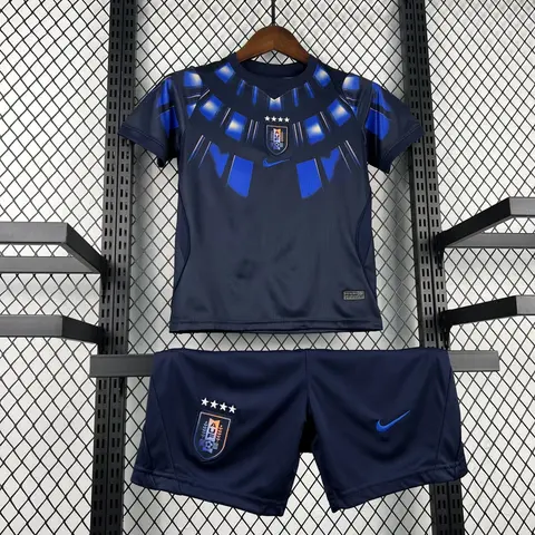 Conjunto Uruguay Segunda Equipación Mundial 2026 Niños