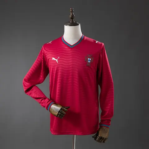 Camisa Portugal I Copa 2026 · Manga Longa