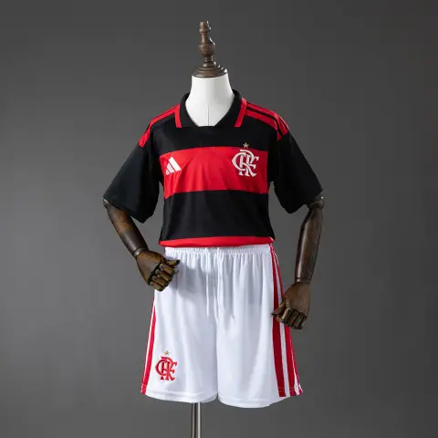 Conjunto Flamengo Primeira Equipação 26/27 Infantil
