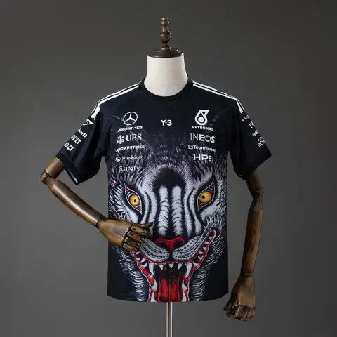Mercedes AMG F1 2026 Black Tiger T-Shirt