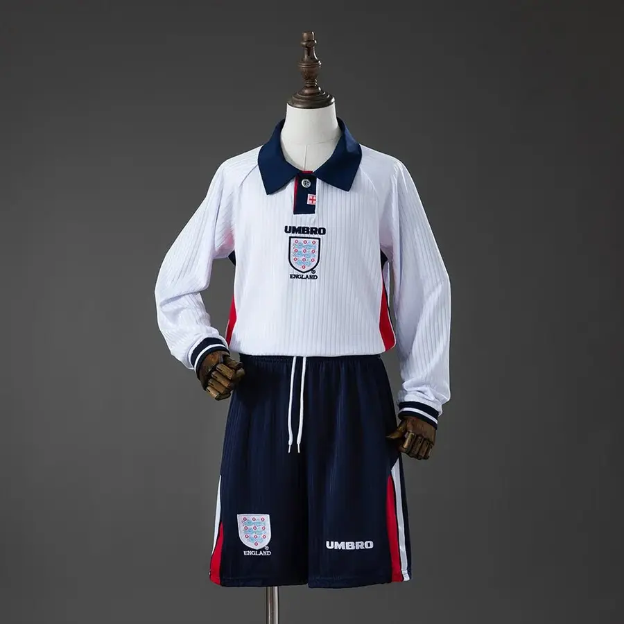 Conjunto Inglaterra Primera Equipación 1998 Retro Niños - Bota de Oro Tienda