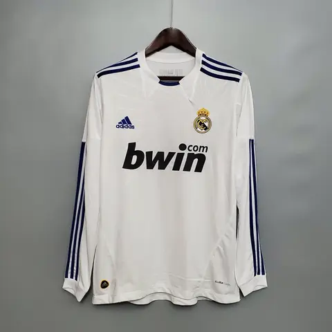 Real Madrid Home Shirt 10/11 (Retro) · Long Sleeve