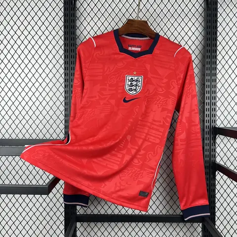 Camiseta Inglaterra Segunda Equipación Mundial 2026 Manga Larga