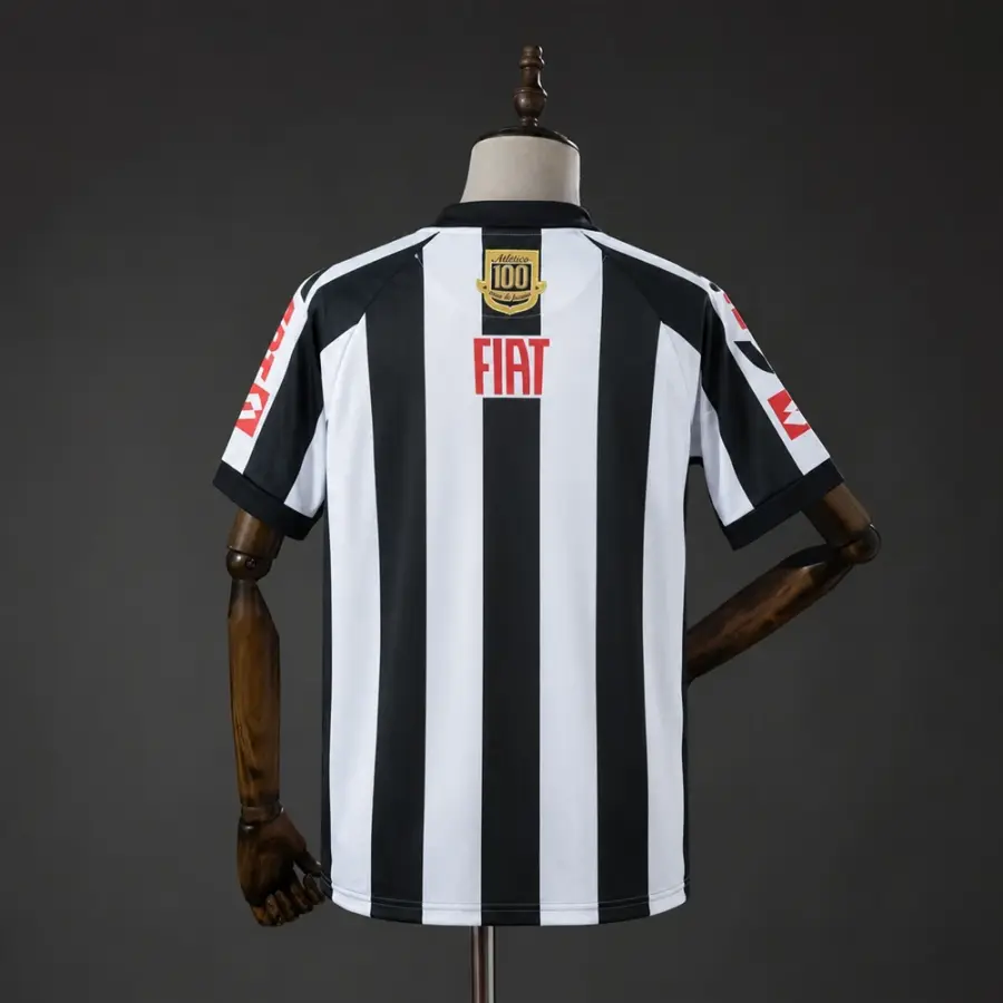 Camiseta Atlético Mineiro 2008 Centenario a Rayas Retro