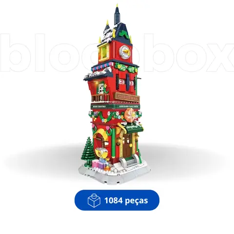 Christmas Clock Tower | 1084 pieces
