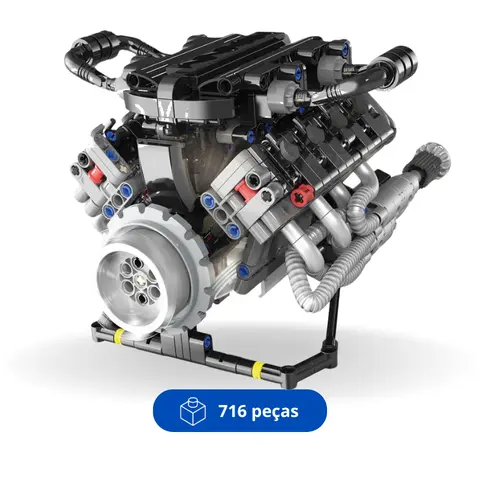 Motorized V8 Engine | 716 pieces