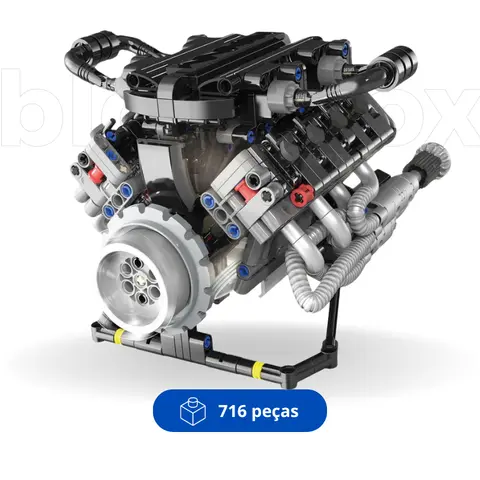 Motorized V8 Engine | 716 pieces