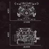 Motorized V8 Engine