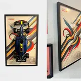 Formula 1 Red Bull RB18 Wall Frame No. 2 (50 × 80 cm)