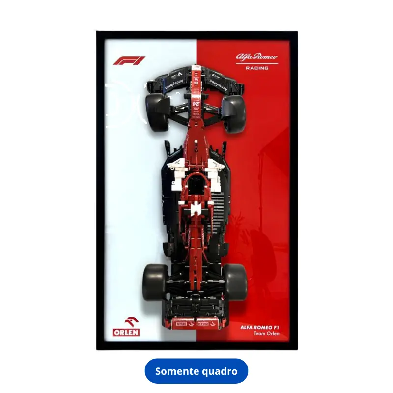 Formula 1 Alfa Romeo Wall Frame (50 × 80 cm)