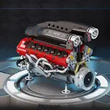 Motorized Italian V12 Hypercar Engine