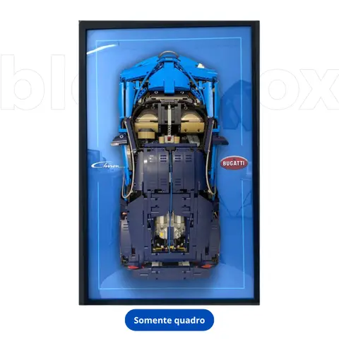 Bugatti Chiron Wall Frame (50 × 80 cm)