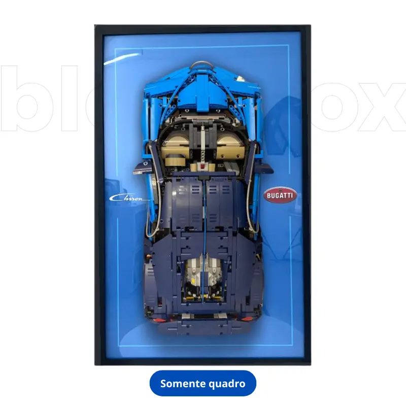 Bugatti Chiron Wall Frame (50 × 80 cm)