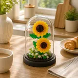 Sunflowers in a Glass Dome