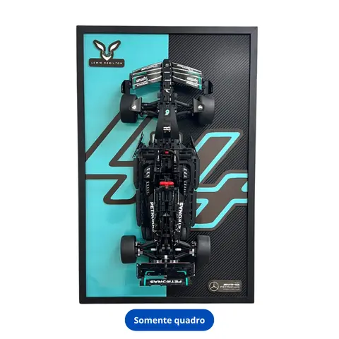 Formula 1 Mercedes W14 Wall Frame No. 5 (50 × 80 cm)