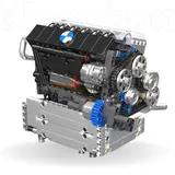 Motorized German Inline-6 Engine