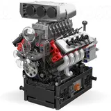 Motorized Supercharged V8 Engine